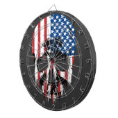 Amerikaanse schedel dartbord (Voorkant Rechts)