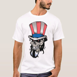Amerikaanse schedel t-shirt