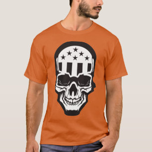 Amerikaanse schedel t-shirt