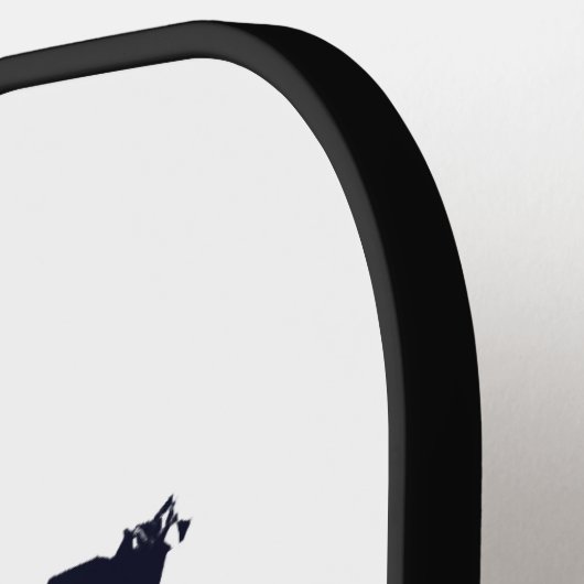 Amerikaanse schildpad onder maan met Amerikaanse v Pickleball Paddle (Links Detail)