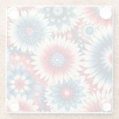 Amerikaanse schoonheden glazen onderzetter (Achterkant)