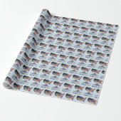 Amerikaanse Scottish Roots Gift Wrap Cadeaupapier (Uitgerold)