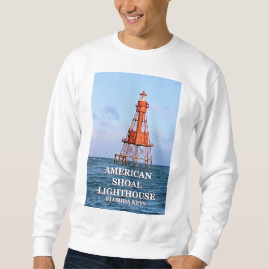 Amerikaanse Shoal Lighthouse, Florida Keys Sweatsh Trui (Voorkant)