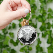Amerikaanse Silver Eagle 1 dollar Sleutelhanger (Hand)