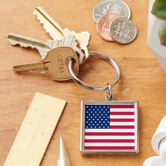 Amerikaanse Sleutelhanger van Amerikaanse vlagpatr