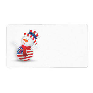 Amerikaanse sneeuwman etiket