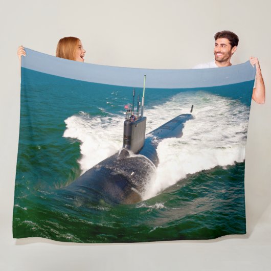 AMERIKAANSE SNELLE AANVAL ONDERZEEËR - SSN-781 FLEECE DEKEN (In situ)