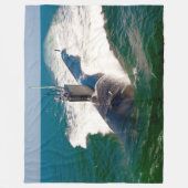 AMERIKAANSE SNELLE AANVAL ONDERZEEËR - SSN-781 FLEECE DEKEN (Voorkant)