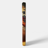 Amerikaanse soldaat groet de vlag Case-Mate iPhone case (Achterkant / Links)