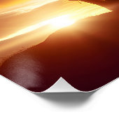 Amerikaanse soldaat groet de vlag perfect poster (Hoek)