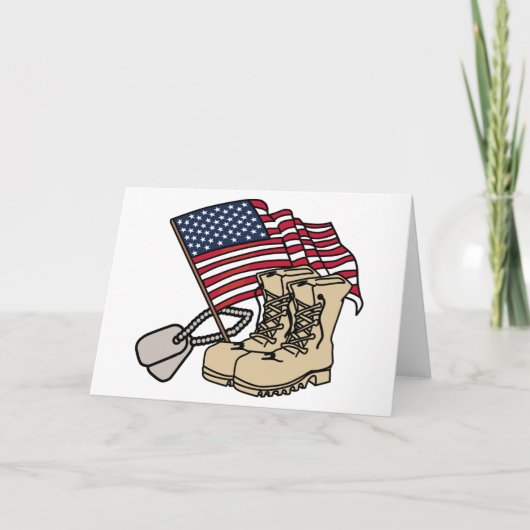 Amerikaanse soldaat kaart (Voorkant)