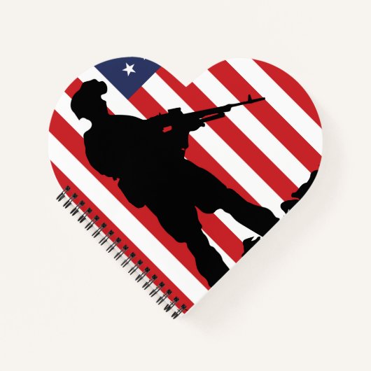 Amerikaanse soldaat notitieboek (Voorkant)