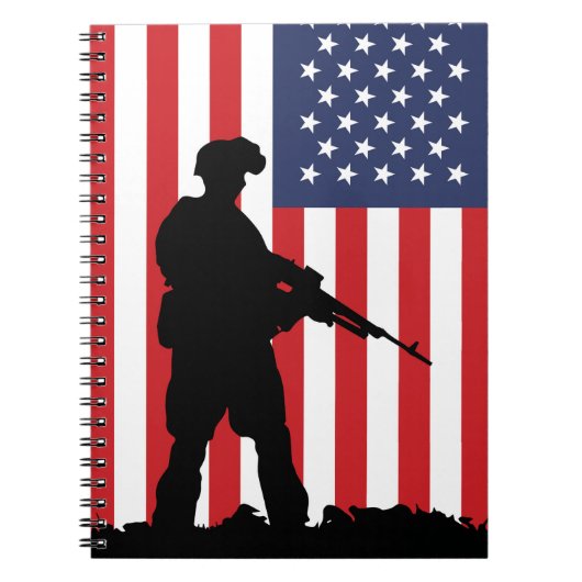 Amerikaanse soldaat notitieboek (Voorkant)