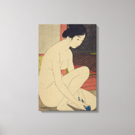 Amerikaanse soldaat te paard circa 1848 canvas afdruk