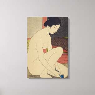 Amerikaanse soldaat te paard circa 1848  canvas afdruk