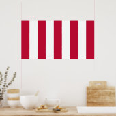 Amerikaanse Sons of Liberty 9 Vertical Strip Flag Poster (Keuken)