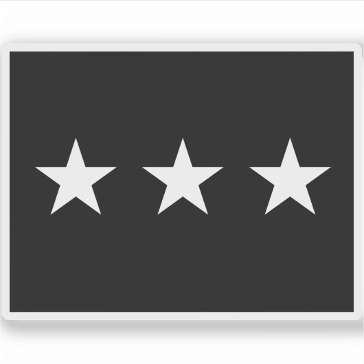 Amerikaanse Space Force brigadier luitenant-genera Sticker (Voorkant)