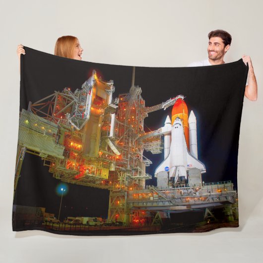 AMERIKAANSE SPACE SHUTTLE-ONDERNEMING FLEECE DEKEN (In situ)