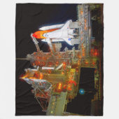 AMERIKAANSE SPACE SHUTTLE-ONDERNEMING FLEECE DEKEN (Voorkant)