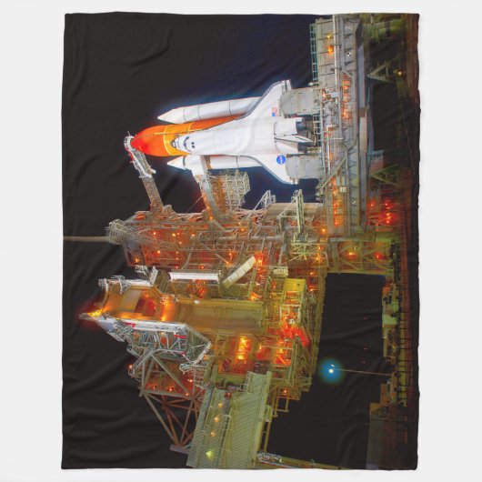 AMERIKAANSE SPACE SHUTTLE-ONDERNEMING FLEECE DEKEN (Voorkant)