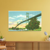 Amerikaanse Spanwijdte van het Internationale Uitz Canvas Afdruk (Insitu (Woonkamer))