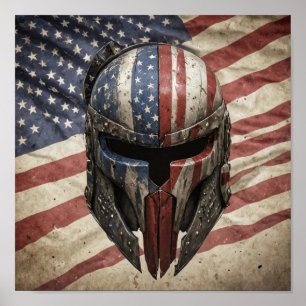 Amerikaanse Spartaan Poster