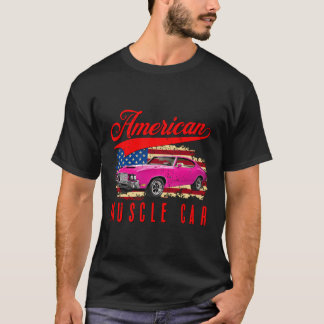 Amerikaanse Spier Auto Mannen Vrouwen Volwassenen T-shirt