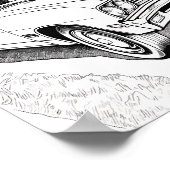 Amerikaanse Spier Auto Volwassen Kleuring Poster (Hoek)