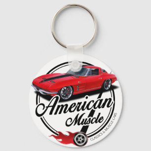 Amerikaanse spier Red Stingray Sleutelhanger