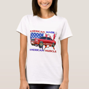 Amerikaanse spierwagen t-shirt