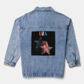 Amerikaanse spijkerjas denim jacket (Achterkant)