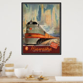  Amerikaanse spoorweg, Verenigde Staten - Poster (Keuken)