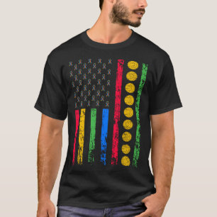 Amerikaanse Sport Vlag Autisme Bewustzijn Maand Vo T-shirt