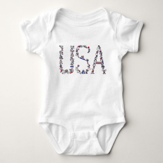 Amerikaanse sporten romper (Voorkant)