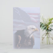 Amerikaanse Staartarend Aangepast Briefpapier (Staand voorkant)