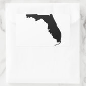 Amerikaanse staat Florida Rechthoekige Sticker (Tas)