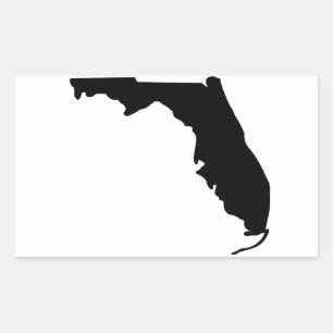 Amerikaanse staat Florida Rechthoekige Sticker