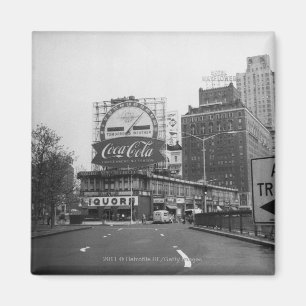 Amerikaanse stad met commerciële billboards magneet