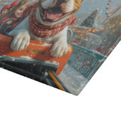 Amerikaanse Staffordshire Dog Kerstmis Snijplank (Hoek)