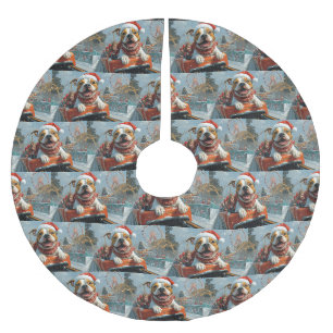 Amerikaanse Staffordshire-hond Kerstmis Kerstboom Rok