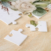 Amerikaanse Staffordshire Kerstkrans feestelijk Legpuzzel (Zijkant)