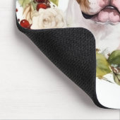 Amerikaanse Staffordshire Kerstkrans feestelijk Muismat (Hoek)