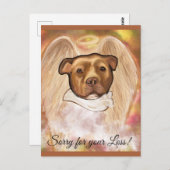 AMERIKAANSE STAFFORDSHIRE TERRIE BRIEFKAART (Voorkant / Achterkant)