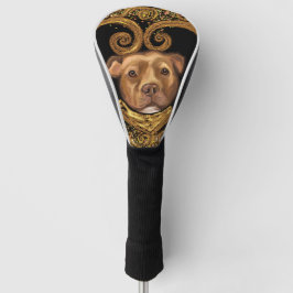 AMERIKAANSE STAFFORDSHIRE TERRIE GOLFHEADCOVER