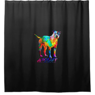 Amerikaanse Staffordshire Terrier - Amstaff Douchegordijn
