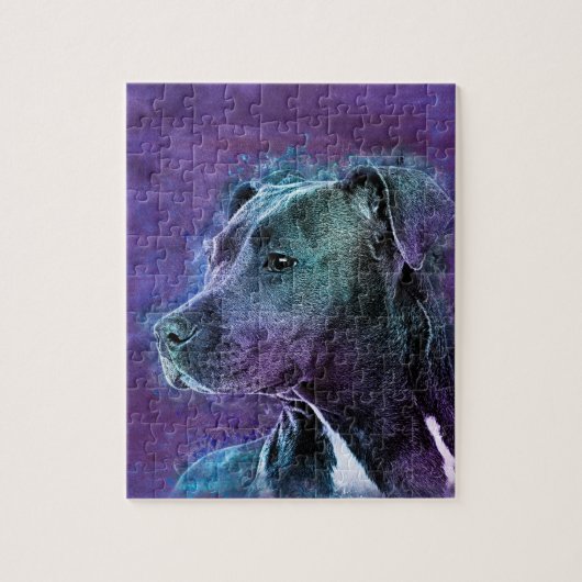 Amerikaanse Staffordshire Terrier - Amstaff Legpuzzel (Verticaal)