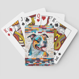 Amerikaanse Staffordshire Terrier - Amstaff Pokerkaarten