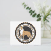 Amerikaanse Staffordshire Terrier Briefkaart (Staand voorkant)