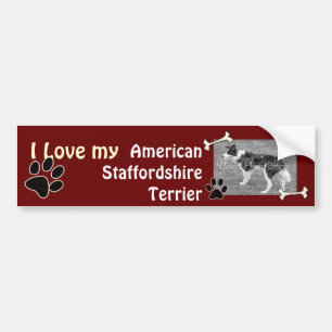 Amerikaanse Staffordshire Terrier Bumpersticker