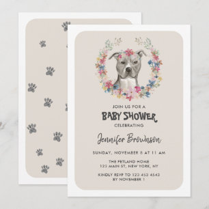 Amerikaanse Staffordshire Terrier-hond viering Kaart